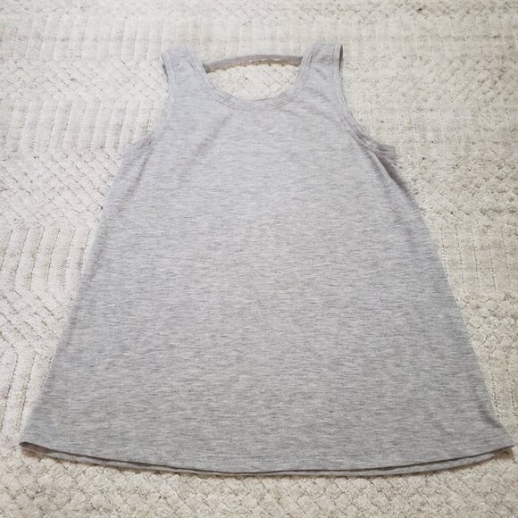 Wonder Nation Girls Gray With Butterflies Tank Top Size Large 10-12 - Picture 2 of 11
